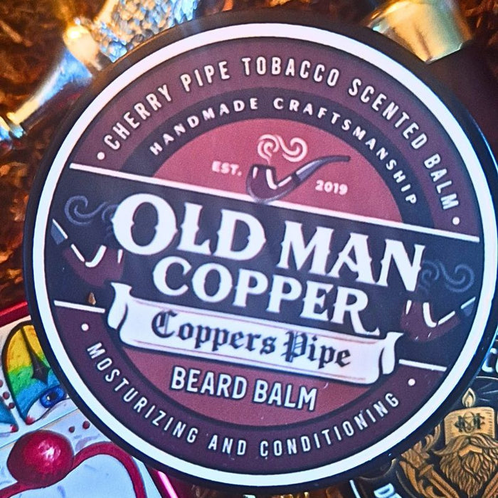 Old Man Copper "Copper's Pipe" Cherry Pipe Tobacco Beard Balm 4 oz