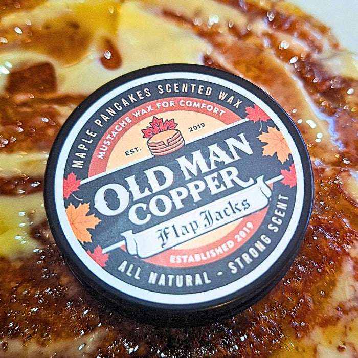 Old Man Copper "Flapjacks" Maple Pancake Mustache Wax 1 oz