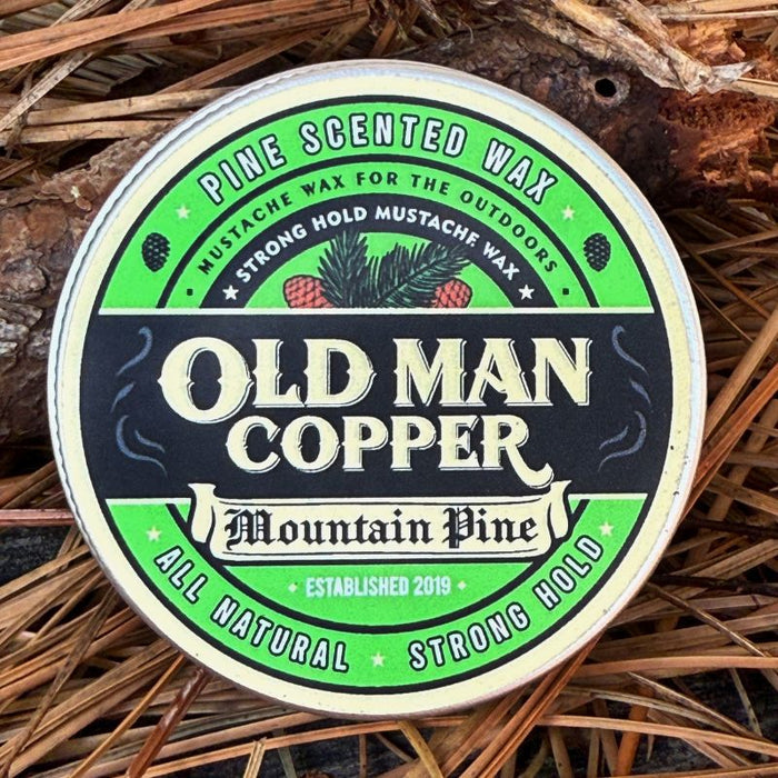 Old Man Copper "Mountain Pine" Pine Mustache Wax 1 oz