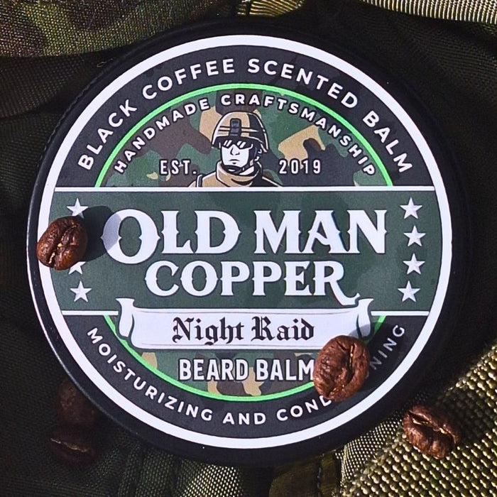 Old Man Copper "Night Raid" Coffee Beard Balm 4 oz