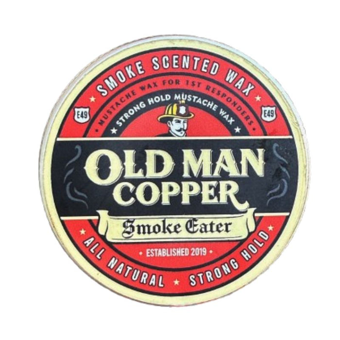 Old Man Copper "Smoke Eater" Heavy Smoke Mustache Wax 1 oz
