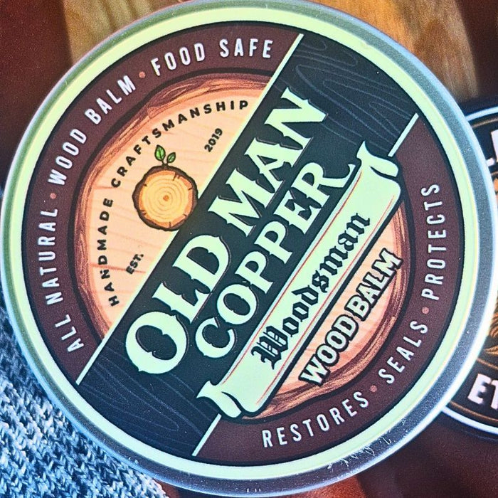 Old Man Copper "Woodsman" Wood Balm 2 oz
