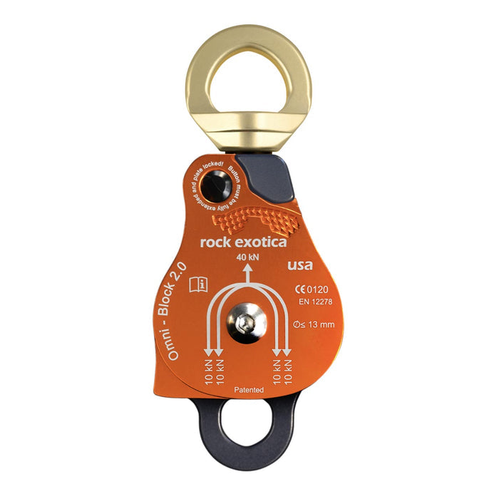 Omni-Block Double Sheave Swivel Pulley