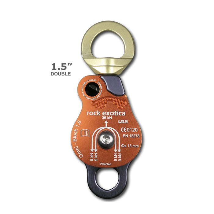 Omni-Block Double Sheave Swivel Pulley