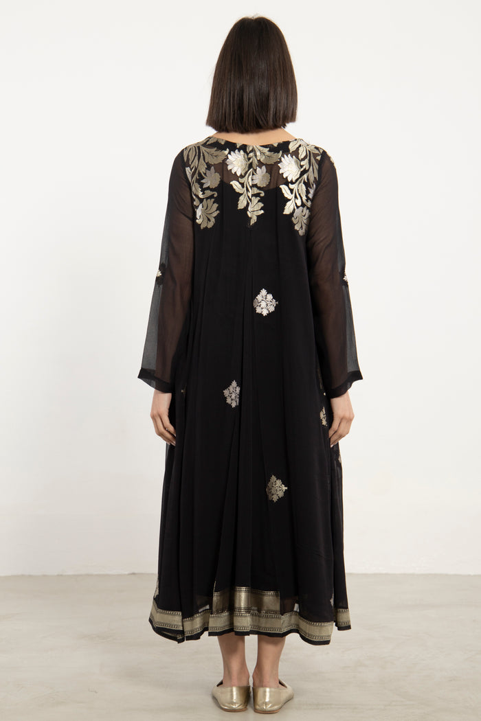One-Of-a-Kind Souraya Black & Gold Dress