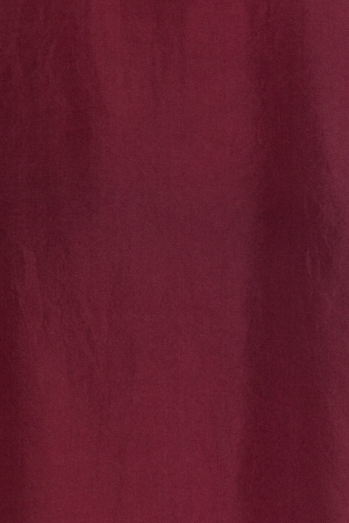 One-Of-a-Kind Zam Silk Ombré Burgundy Dress