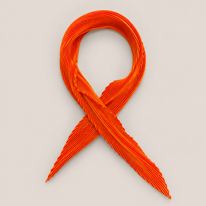 Orange Hermes Psisse Scarf