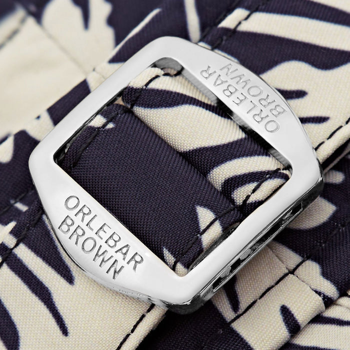 Orlebar Brown - Bulldog Botany Swim Shorts in Navy/White Sand - Nigel Clare