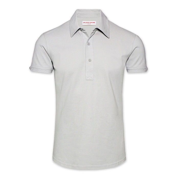 Orlebar Brown - Sebastian Tailored Fit Polo Shirt in Rock Salt - Nigel Clare