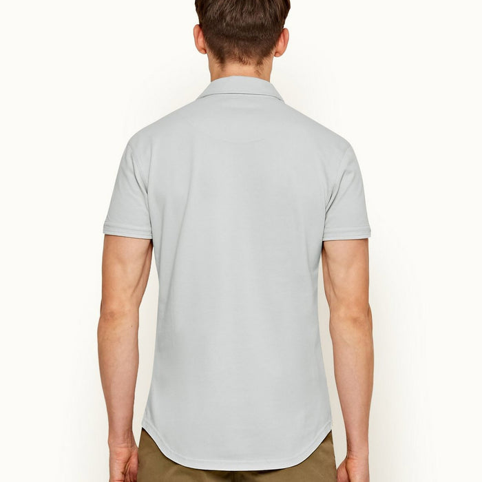 Orlebar Brown - Sebastian Tailored Fit Polo Shirt in Rock Salt - Nigel Clare