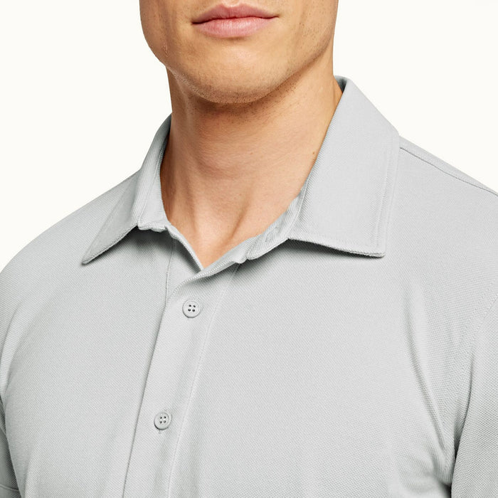 Orlebar Brown - Sebastian Tailored Fit Polo Shirt in Rock Salt - Nigel Clare