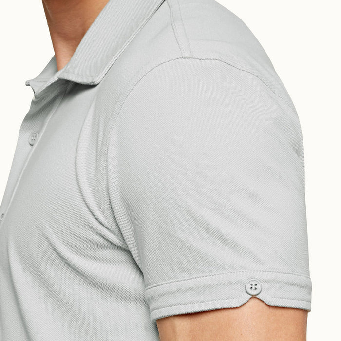 Orlebar Brown - Sebastian Tailored Fit Polo Shirt in Rock Salt - Nigel Clare