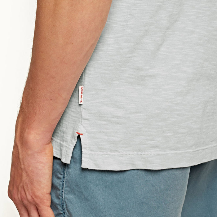 Orlebar Brown - Thompson Garment Dyed Polo Shirt in Rock Salt - Nigel Clare
