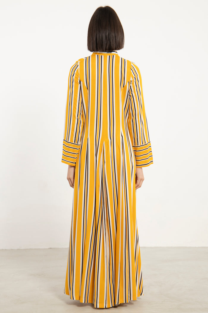 Ottoman Cotton Striped Dress