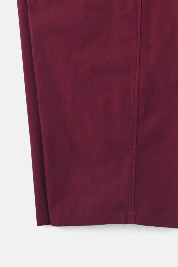 Over-dyed Italian Military Snow Pants / Wine Red