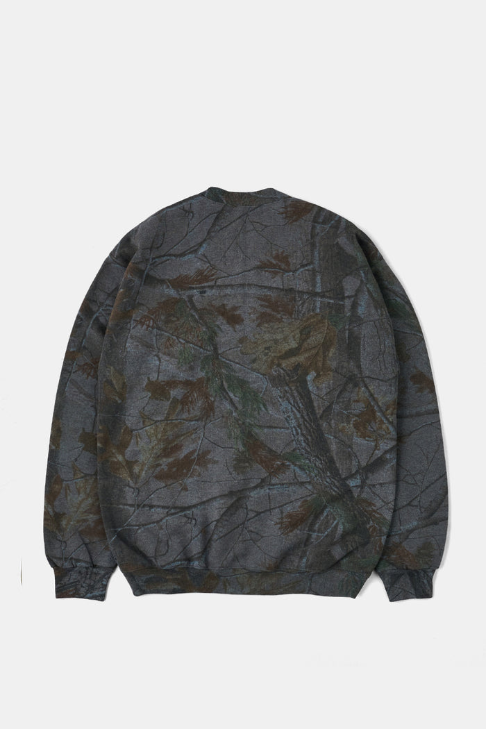 Over-dyed Realtree Camo Zip Crewneck Shirts