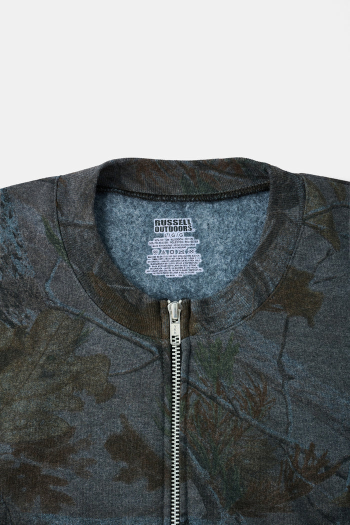Over-dyed Realtree Camo Zip Crewneck Shirts