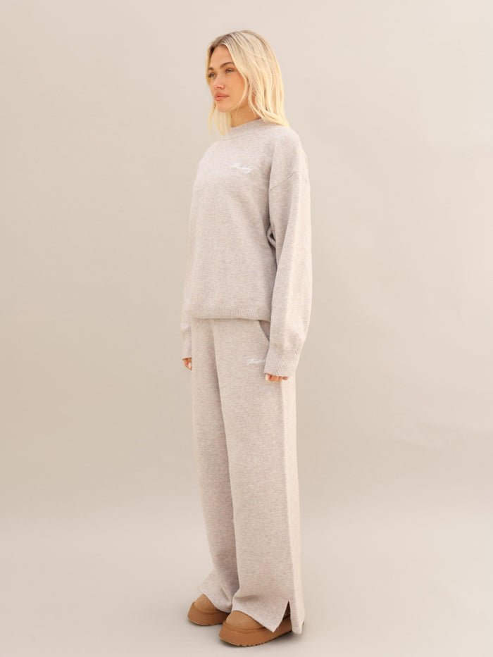 Oversized Knitted Jumper - Toasted Taupe