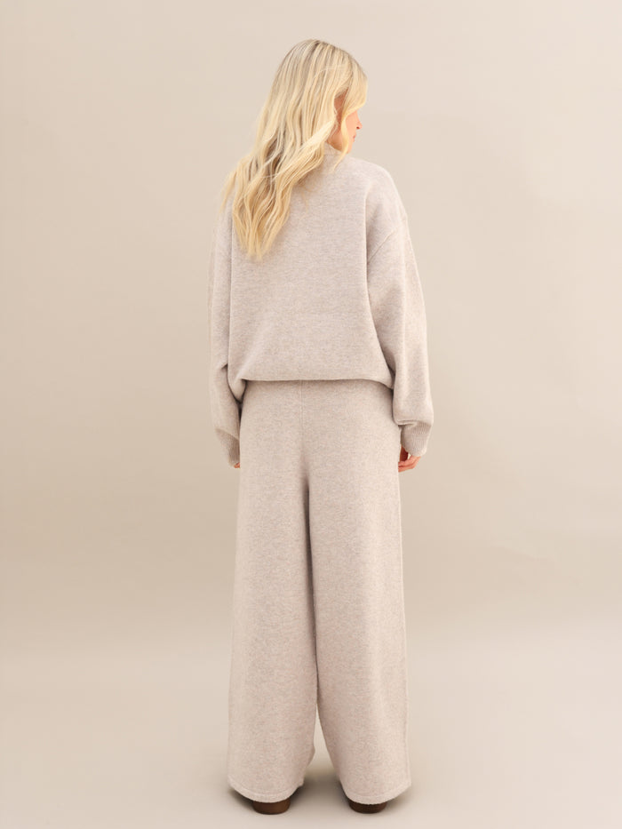 Oversized Knitted Jumper - Toasted Taupe