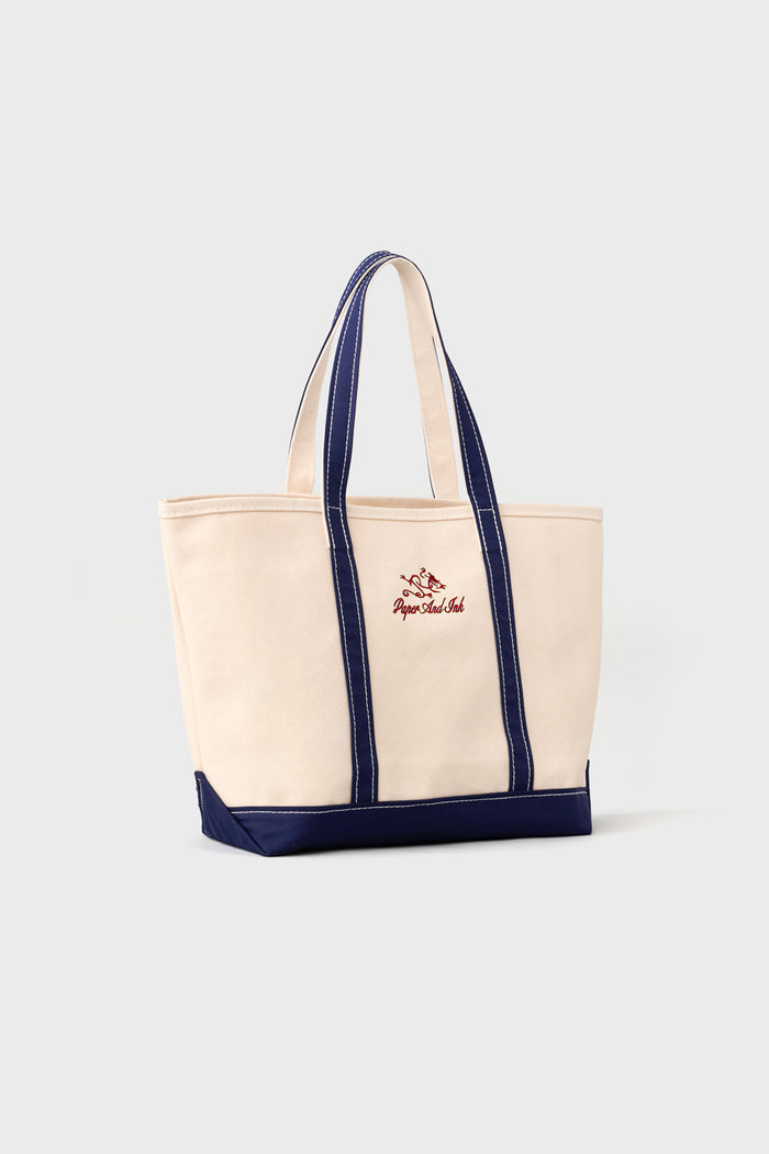 Paper &amp; Ink Cotton Club Dragon Logo Tote Bag