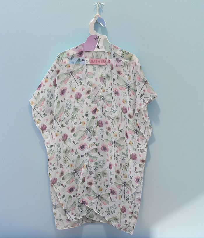 Pastel Dragonfly Kaftan (90x180cm) – Exclusive Design