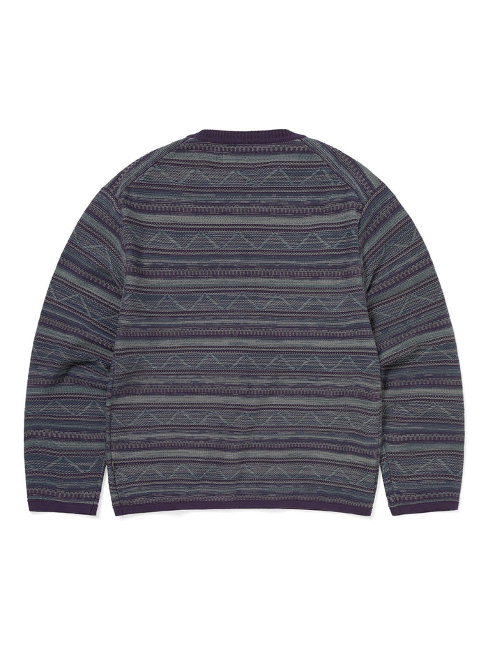 Pattern Knit Crew
