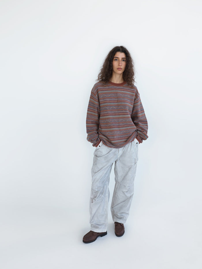 Pattern Knit Crew