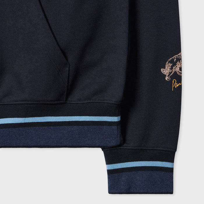 Paul Smith - Embroidered 'Little Beasts' Hoodie in Navy - Nigel Clare