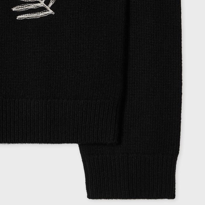 Paul Smith - Merino Wool 'Little Beasts' Sweater in Black - Nigel Clare