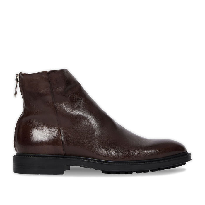 Paul Smith - Nik Leather Boots in Dark Brown - Nigel Clare