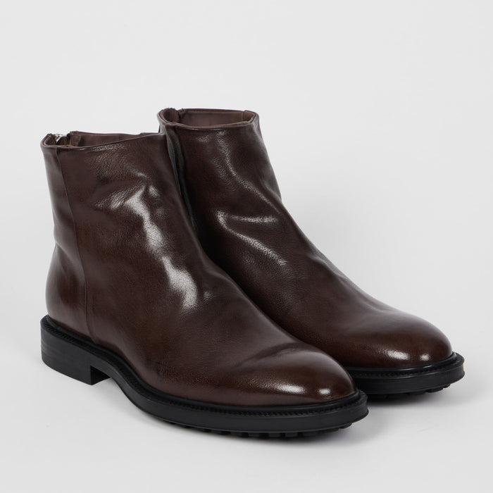 Paul Smith - Nik Leather Boots in Dark Brown - Nigel Clare