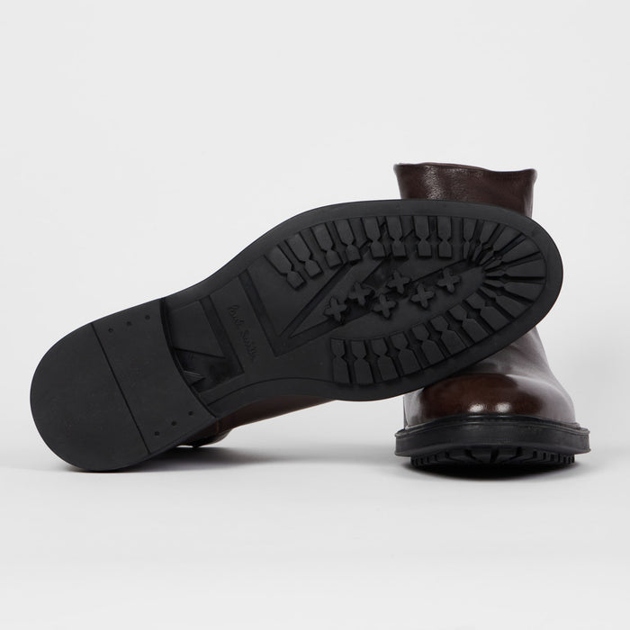 Paul Smith - Nik Leather Boots in Dark Brown - Nigel Clare