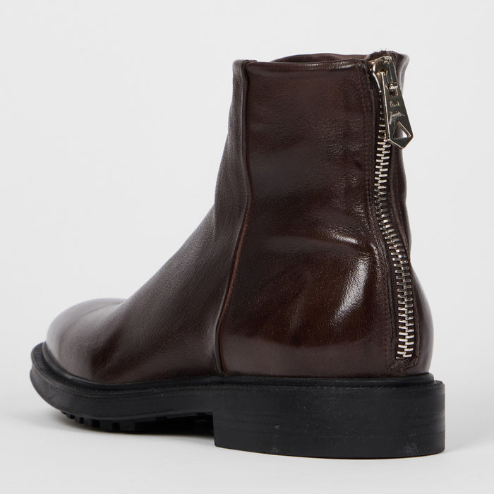 Paul Smith - Nik Leather Boots in Dark Brown - Nigel Clare