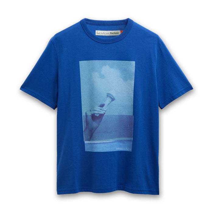 Paul Smith Loves Barbour - Scoop T-Shirt in Royal Blue - Nigel Clare