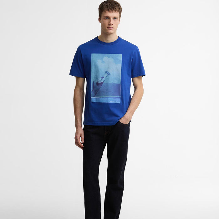 Paul Smith Loves Barbour - Scoop T-Shirt in Royal Blue - Nigel Clare
