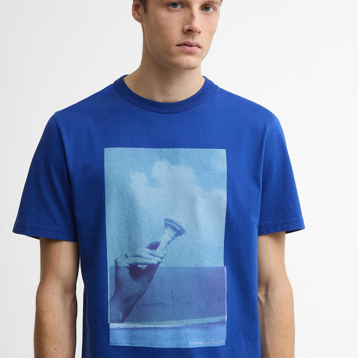 Paul Smith Loves Barbour - Scoop T-Shirt in Royal Blue - Nigel Clare