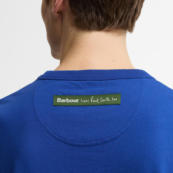 Paul Smith Loves Barbour - Scoop T-Shirt in Royal Blue - Nigel Clare