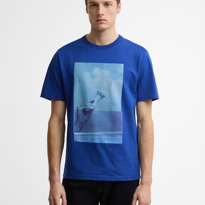 Paul Smith Loves Barbour - Scoop T-Shirt in Royal Blue - Nigel Clare