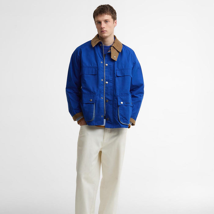 Paul Smith Loves Barbour - Sugarlump Bedale Jacket in Royal Blue - Nigel Clare