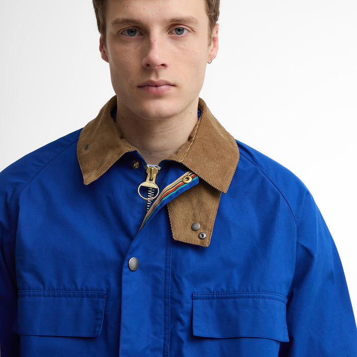 Paul Smith Loves Barbour - Sugarlump Bedale Jacket in Royal Blue - Nigel Clare