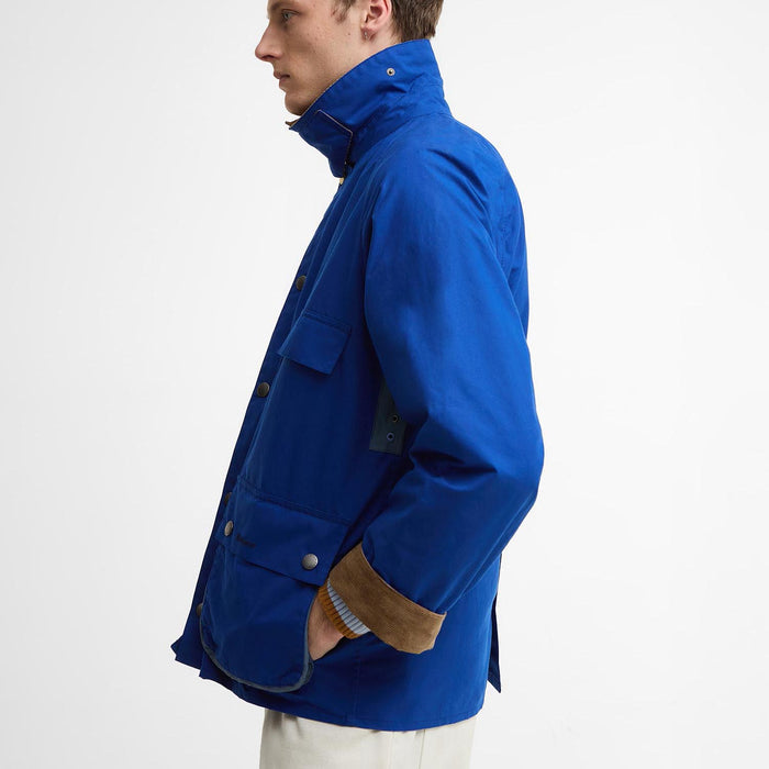 Paul Smith Loves Barbour - Sugarlump Bedale Jacket in Royal Blue - Nigel Clare