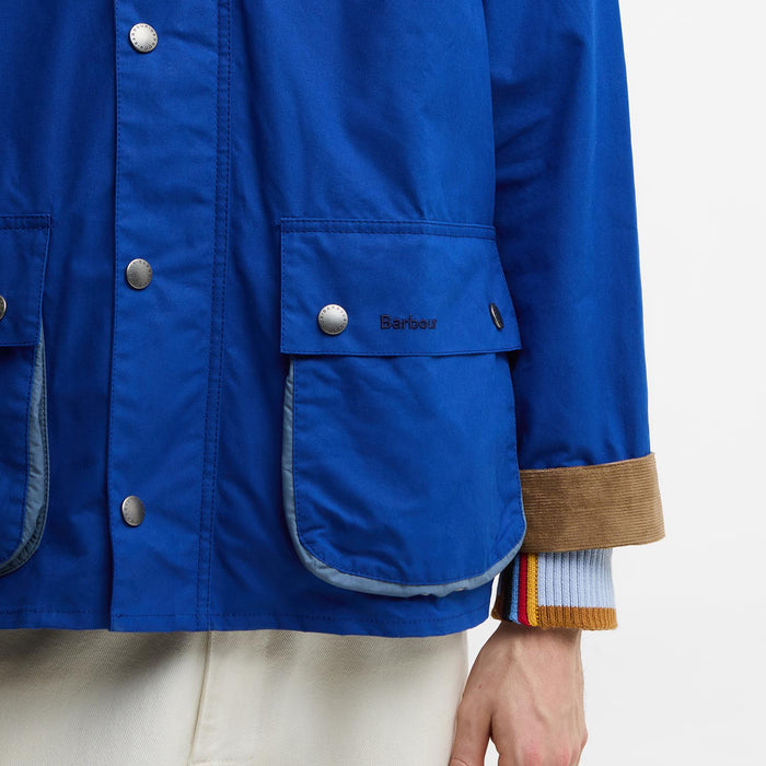 Paul Smith Loves Barbour - Sugarlump Bedale Jacket in Royal Blue - Nigel Clare