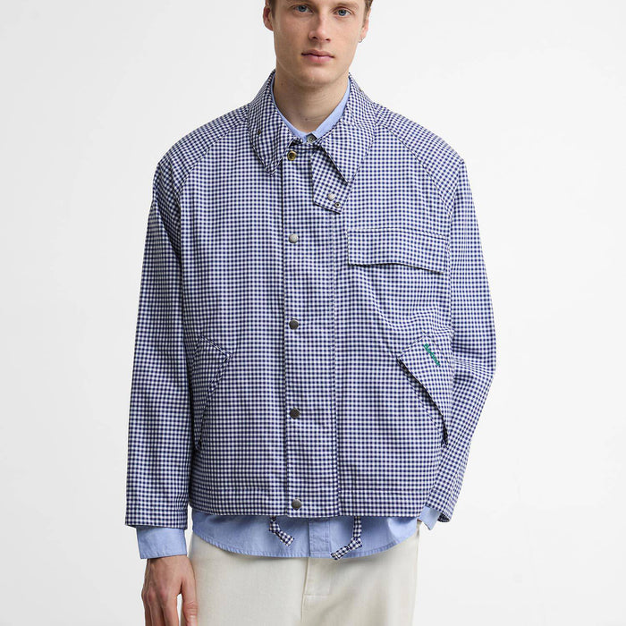 Paul Smith Loves Barbour - Transport Casual Jacket in Navy/White - Nigel Clare