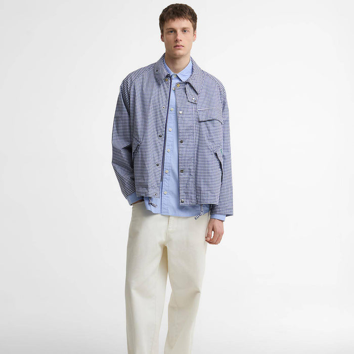 Paul Smith Loves Barbour - Transport Casual Jacket in Navy/White - Nigel Clare