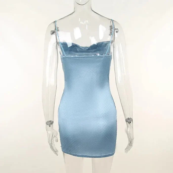 Pearls Beaded Bodycon Dress fashionnsio