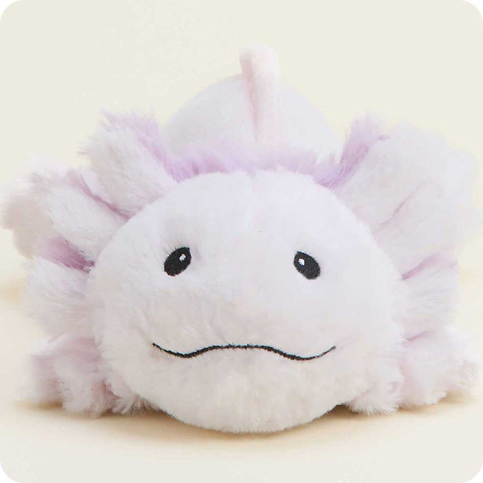 Pink Axolotl Stuffed Animal Warmies Junior