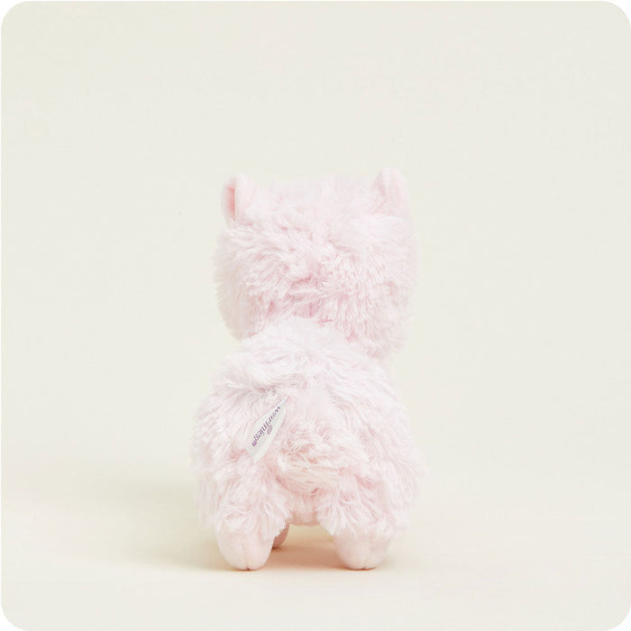 Microwavable Pink Llama Heating Pad Warmies Junior