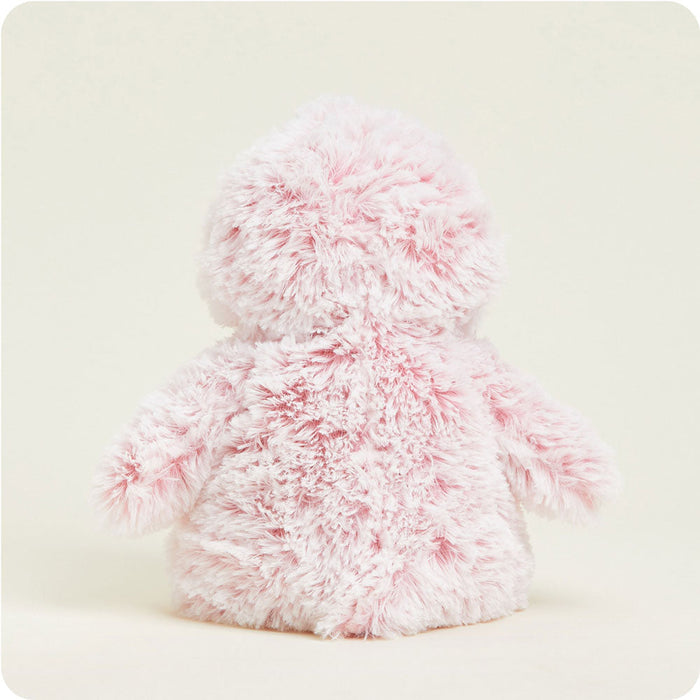 Microwavable Pink Penguin Heating Pad Warmies