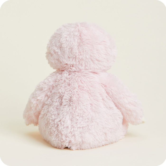 Soft Warm Weighted Pink Sloth Plush Warmies