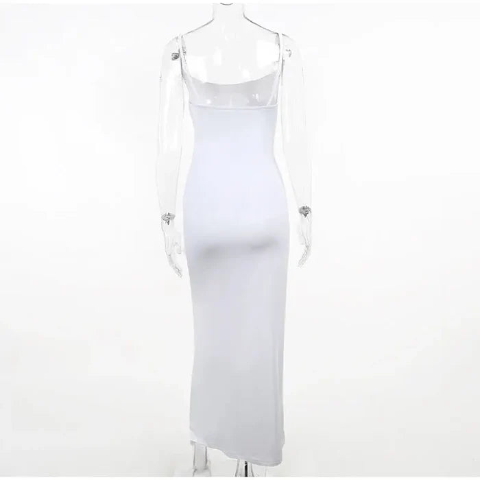 Sexy Pleated Slit Dress fashionnsio